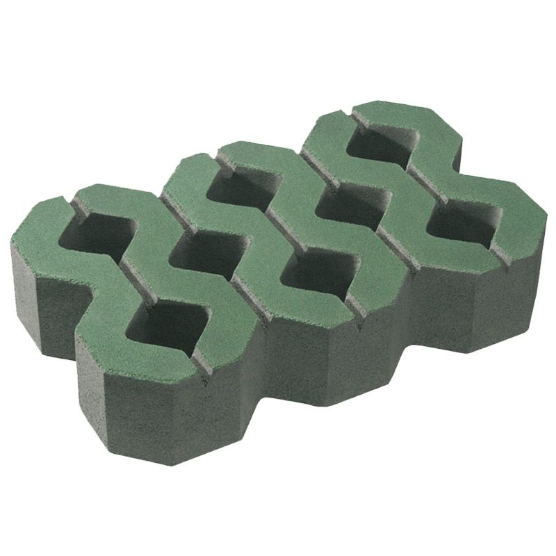 บล็อกสนามหญ้า ขนาด 40 x 25 x 8 ซม. สีเขียว