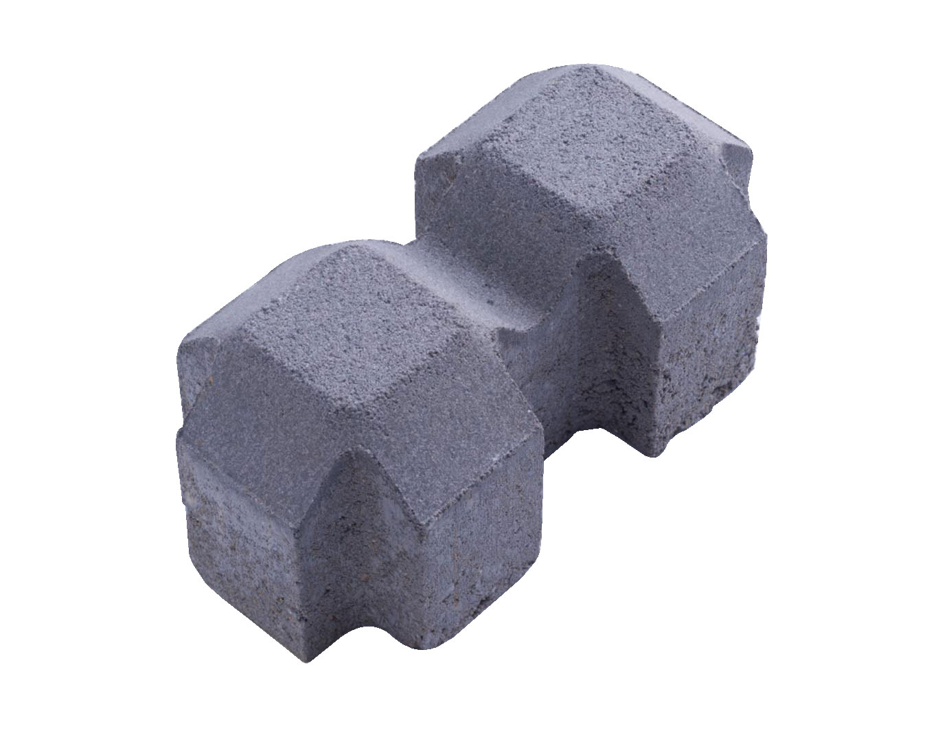 Cubic Turf ขนาด 10 x 20 x 8 ซม. สีเทา