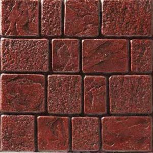 ลอนดอน ขนาด 40x40x3.50 ซม. สีแดง