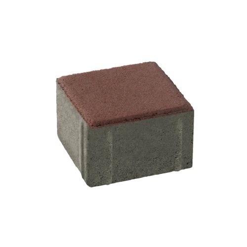 ศิลาเหลี่ยมขนาด 10 X 10 X 6 สีแดง (8 ก้อน/ห่อ)