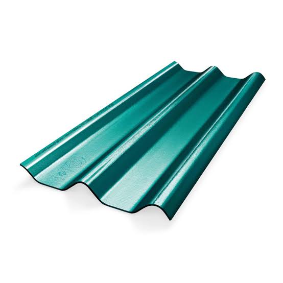 ลอนคู่ไฮบริด 50x120x0.55 เขียวประกายมุก